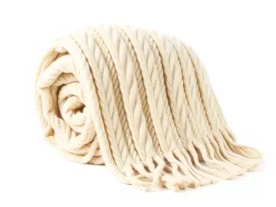 Cream Cozy Blanket model pack Low-poly 3D model