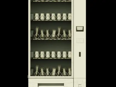 Vending Machine 3D model 2