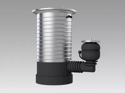 Diffusion vacuum pump 3D model