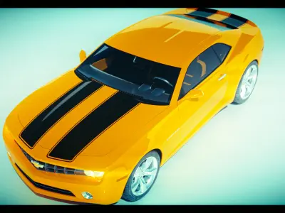 Transformers Bumblebee Camaro 2007 3D model