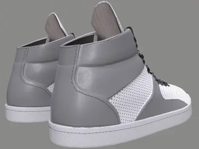 Sport Shoes Low-poly 3D model