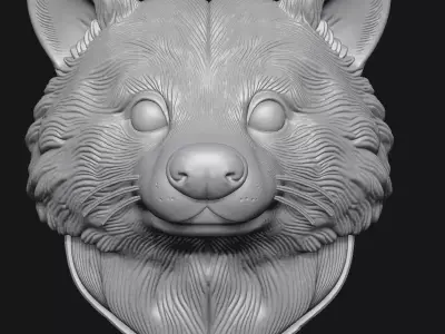 raccoon 3D print model