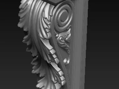 Corbel Decorative 6   3D model 3D print model