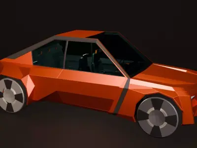 Concept styled sports coupe 3 3D model