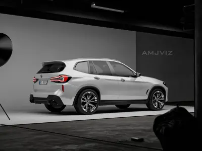 Lighting studio scene for automotive and others  3D model