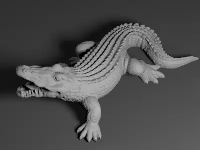 Alligator Crocodile  3D model