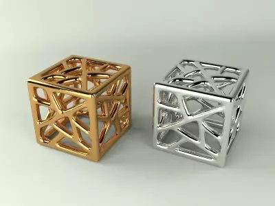 Decorative Art Sculpture Lamp Low-poly 3D model