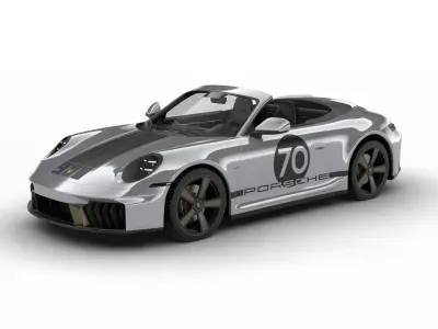 Porsche 911 Spirit 70 2025 3d model 3D model