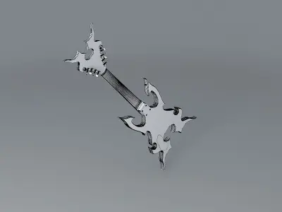 Sands V8 Guitar Free 3D model