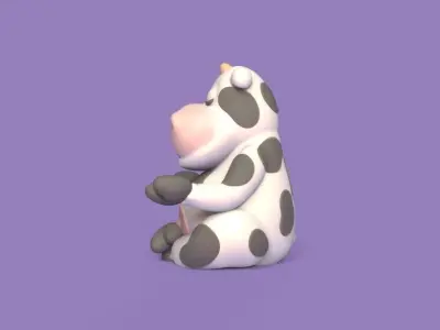Yoga Cow 3D print model
