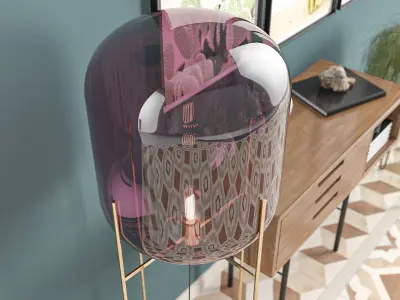 Modern Console Decoration 3D model