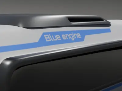 Stylized Bus 3D model