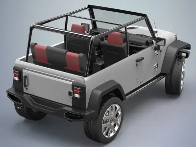Off-road Jeep 3D model