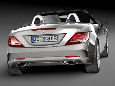 Mercedes-Benz SLC 2017 3D model