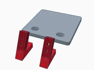YD2 and RMX Angled ESC Mount 3D model