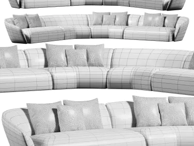  UOVO Sofa By HC28 Cosmo 3D model