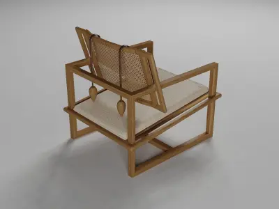 Poltrona Canela 3D model