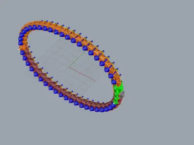 Clash Bracelet 31001 3D print model