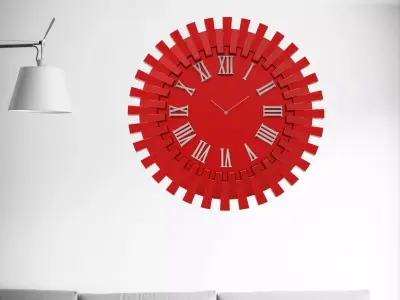 Wall clock 60 cm 3D print model