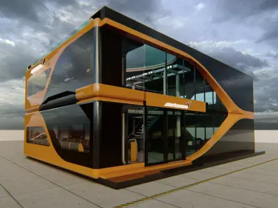 McLaren Formula1 Paddock Concept 3D model