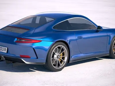Porsche 911 GT3 Touring 2018 3D model