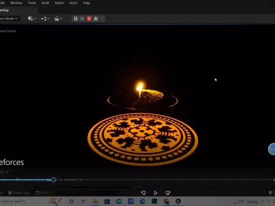 Unreal engine 5 FX animation Low-poly 3D model