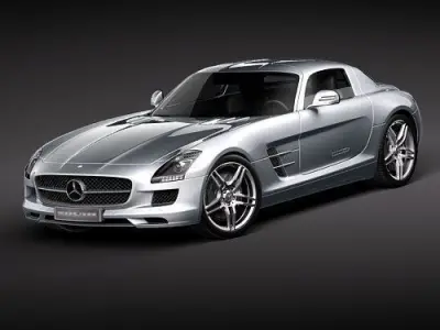 mercedes sls amg 3d moadel 3D model