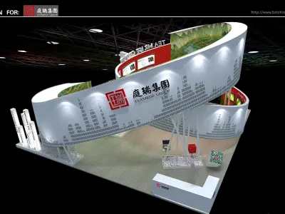 Exhibition - Area - 12X12-3DMAX2009-03 3D model