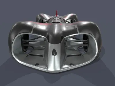 Robotic Racing Car 3D model