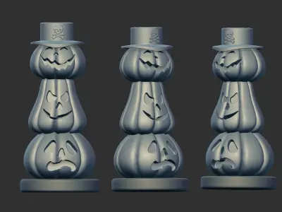 hallowen pumpkin decor 3D print model