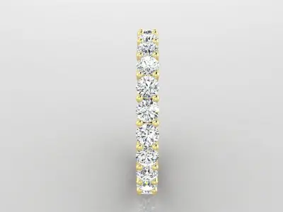 Ring M20 The luxury female ring with gems wedding 3D print model