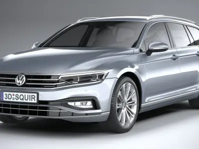 Volkswagen Passat Variant 2020 3D model