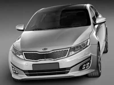  Kia Optima 2014 Sport Package 3D model