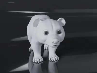 Bear Cub 3D Model 3D model