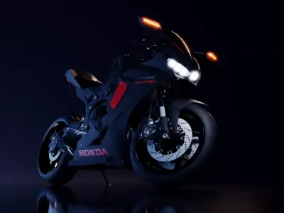 Honda CBR 1000RR Motorcylce 3D model Blender 3D model