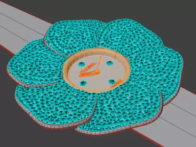 Chanel Camellia Watch  3D model 3D model