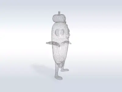Halloween 3D Model Spooky Fun Character Free 3D model