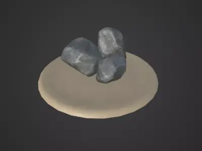 Rocks two Free low-poly 3D model