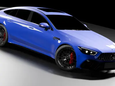 Mercedes Benz AMG GT 3D model