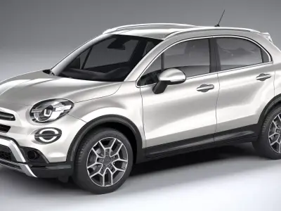 Fiat 500X 2019 3D model