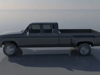 Chevrolet K30 Crew Cab 1975  3D print model