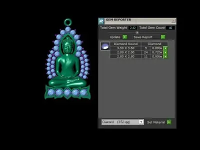 Buddha Pendant Buddha Thai Buddha Chinese   3D print model
