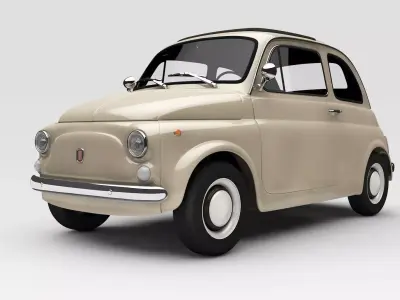 Fiat 500 3D model