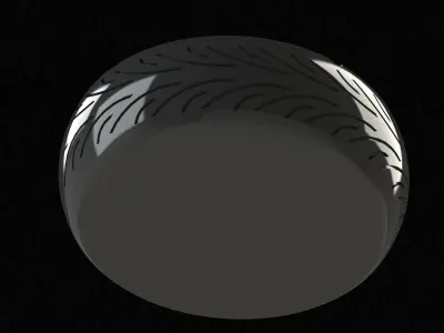 Motorcycle Tire Ashtray 3D print model