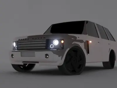 Range Rover  Low-poly 3D model