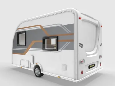 Sapphire Caravan 3D model