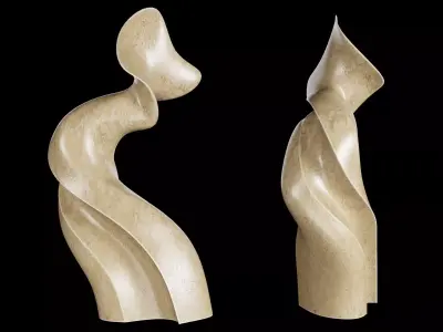 Art Sculpture  Low-poly 3D model
