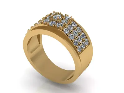 Man Wedding Ring 3D print model buy