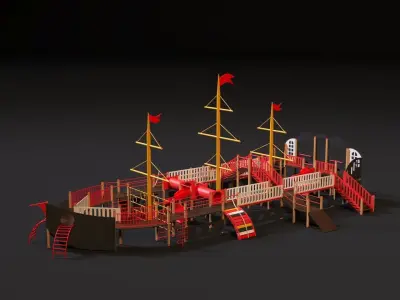 Playground pirates series 3D model
