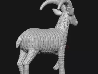 antelope 3D print model